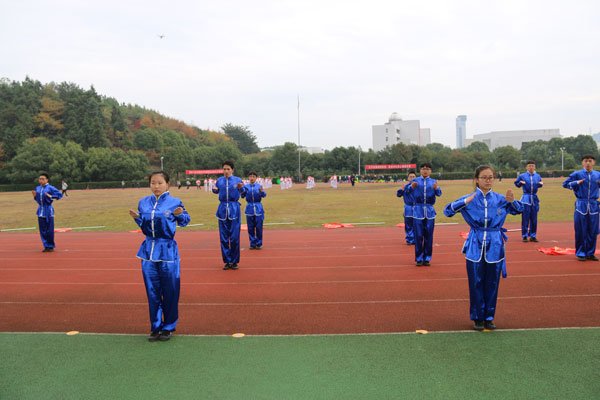 建德天罡拳精彩亮相中小学运动会开幕式