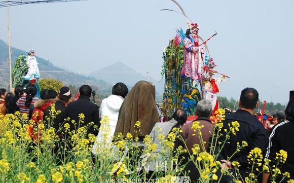 李村二月二 抬阁逛庙会